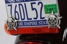 Load image into Gallery viewer, Skull on Star License Plate Topper Set 0 /  All models