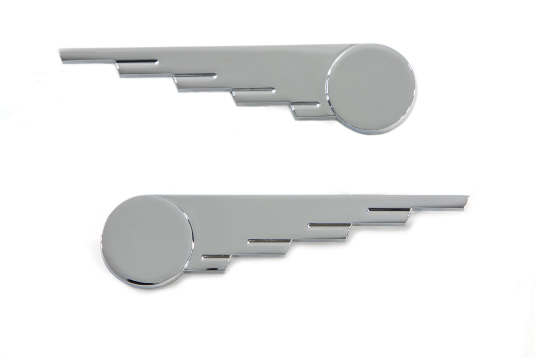 Chrome Speed Wing Emblem Set 1941 / 1957 FL
