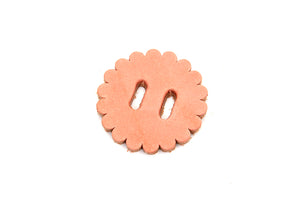 Natural Leather Concho Rosette 1-3/4 0 /  All models