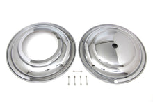 Load image into Gallery viewer, 16&quot; Front Wheel Cover Set Chrome 1941 / 1948 FL 1936 / 1940 EL 1941 / 1957 G 1937 / 1948 UL