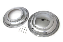 Load image into Gallery viewer, 16&quot; Front Wheel Cover Set Chrome 1941 / 1948 FL 1936 / 1940 EL 1941 / 1957 G 1937 / 1948 UL