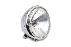 6-1/2" Round Headlamp Chrome 1936 / 1940 EL 1941 / 1948 FL 1936 / 1957 G 1936 / 1952 WL