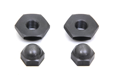 Spring Fork Rod Top Nut Set Parkerized 1936 / 1948 EL 1936 / 1952 WL 1936 / 1957 G 1937 / 1948 UL 1941 / 1948 FL