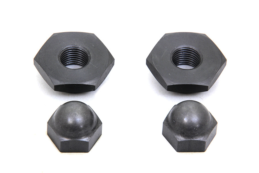 Spring Fork Rod Top Nut Set Parkerized 1936 / 1948 EL 1936 / 1952 WL 1936 / 1957 G 1937 / 1948 UL 1941 / 1948 FL