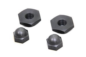 Spring Fork Rod Top Nut Set Parkerized 1936 / 1948 EL 1936 / 1952 WL 1936 / 1957 G 1937 / 1948 UL 1941 / 1948 FL