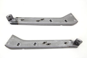 Chrome Saddlebag Guard Kit Reinforced Brackets 1979 / 2013 FLT