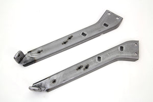 Chrome Saddlebag Guard Kit Reinforced Brackets 1979 / 2013 FLT