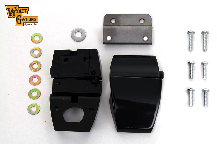 Wyatt Gatling Black Tour-Pak Luggage Latch Kit 2006 / 2013 FLT