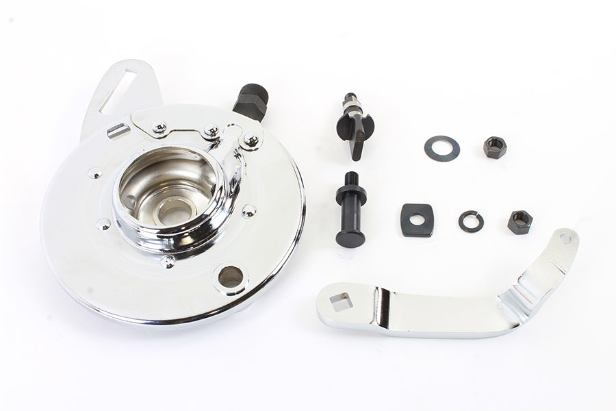 45 Rear Brake Backing Plate Kit Chrome 1941 / 1952 W