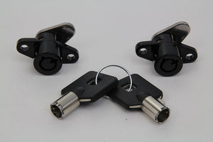 Black Saddlebag Lock and Key Kit 1993 / 2013 FLT 1993 / 2013 FLHT