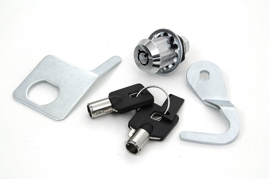 Chrome Saddlebag Lock and Key Kit 1993 / 2013 FLTR 1993 / 2013 FLHTC 1993 / 2013 FLHT 1993 / 2013 FLHR 1993 / 2013 FLHX