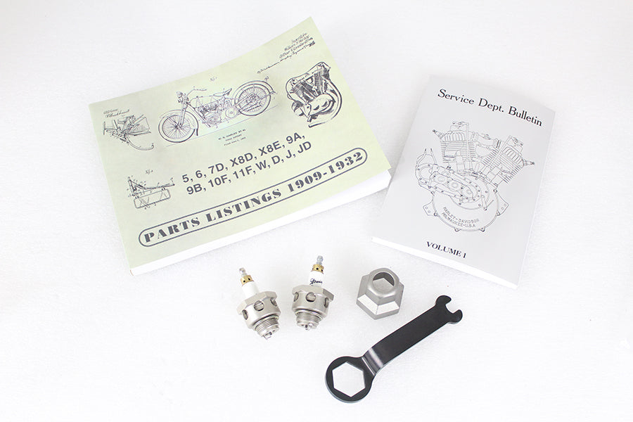 JD Spark Plug & Parts Book Set 1914 / 1920 F 1922 / 1929 J 1922 / 1929 JD