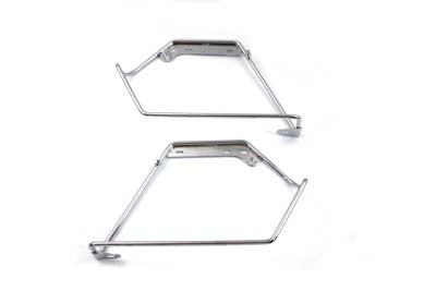 Chrome Saddlebag Mount Bracket Set 1978 / 1984 FLH