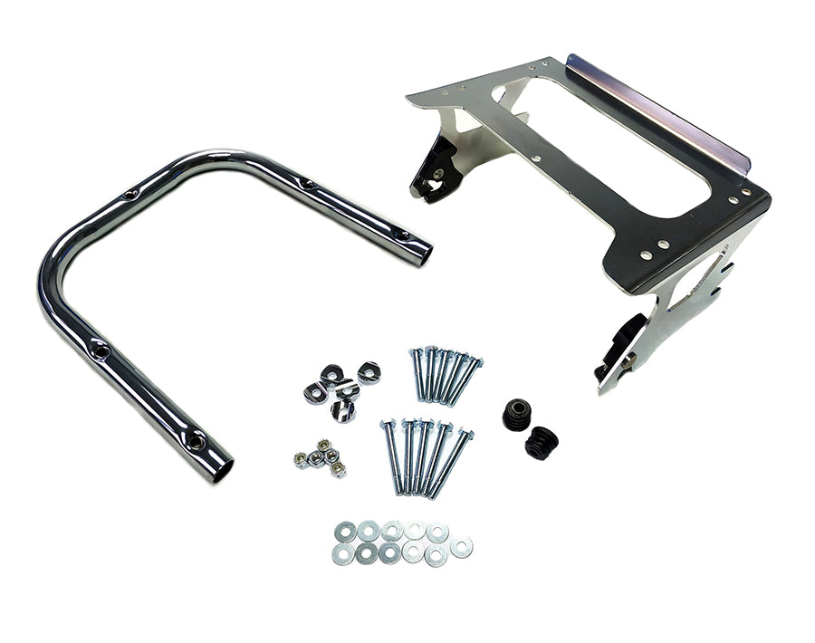 Quick Detach Tour Box Mount Kit Chrome 1999 / 2008 FLHT 1999 / 2008 FLTR 1999 / 2008 FLHR 1999 / 2008 FLHX