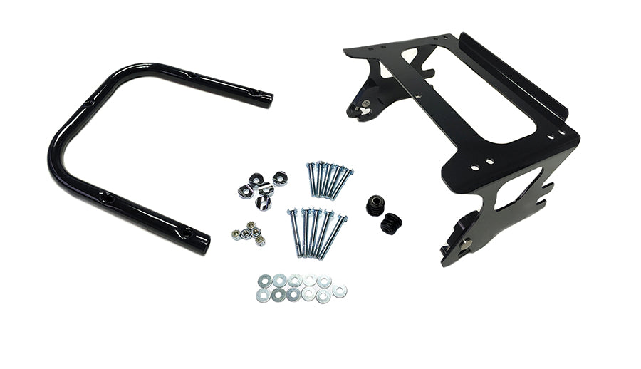 Quick Detach Tour Box Mount Kit Black 1999 / 2008 FLHT 1999 / 2008 FLTR 1999 / 2008 FLHR 1999 / 2008 FLHX