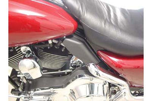Mid Frame Cover Air Deflector Kit Black 2001 / 2007 FLT without an adjustable rider backrest