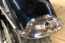 Load image into Gallery viewer, Skull Front Fender Tip Chrome 1986 / 2006 FLST 1990 / 2008 FLT