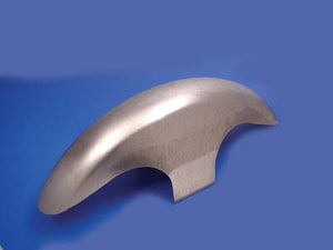 Front Fender Gunfire Raw Steel 0 /  Custom application for 21 wheel"