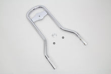 Load image into Gallery viewer, 14-1/2&quot; Mini Medallion Style Sissy Bar Upright Chrome 2004 / UP XL 2006 / 2017 FXD except FXDF, FXDFSE2, 2010 FXDWG models1984 / 1984 FXST except FXSTD1985 / 2005 FXST except FXSTD2006 / UP FLST except 2006 FLSTFSE2, 2007-UP FLSTF, FLSTB, FLSTSE, FLSTSB