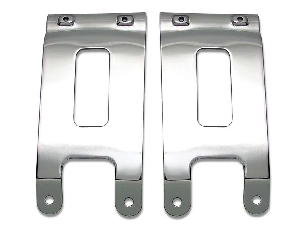 Fender Mount Bracket Set Chrome 0 /  Custom application for Wide Glide or FX type forks