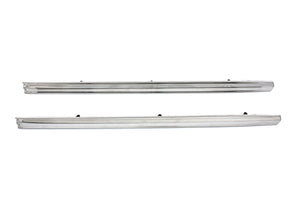 Stainless Steel Front Fender Trim Side Rails 1949 / 1956 FL