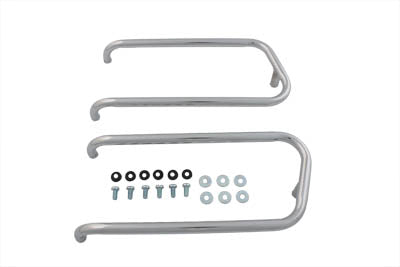 Chrome Saddlebag Trim Rail Kit 1987 / UP FLT