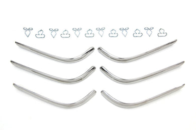 Replica Rear Fender Trim Set Sargent Stripe Style 1949 / 1984 FLH