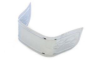 Chrome Lower Fender Trim Skirt with Flame 1980 / 2013 FLT 1986 / 2008 FLST 1980 / 2013 FLT