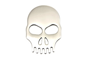 Stainless Steel Fender Medallion with Skull 0 /  Custom application