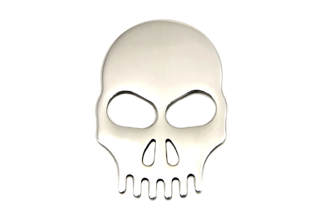 Stainless Steel Fender Medallion with Skull 0 /  Custom application