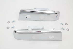 Chrome Slotted Saddlebag Filler Strip Kit 2014 / UP FLT