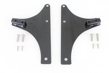 Load image into Gallery viewer, Sissy Bar Side Plate Set Black 2009 / 2013 FLHR