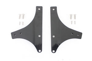 Sissy Bar Side Plate Set Black 2009 / 2013 FLHR