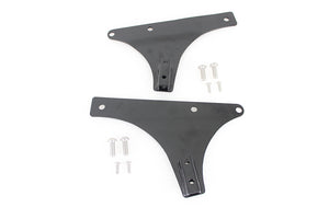 Sissy Bar Side Plate Set Black 2009 / 2013 FLHR