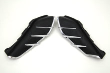 Load image into Gallery viewer, Black Windshield Deflector Set with Chrome Trim 2009 / UP FLT