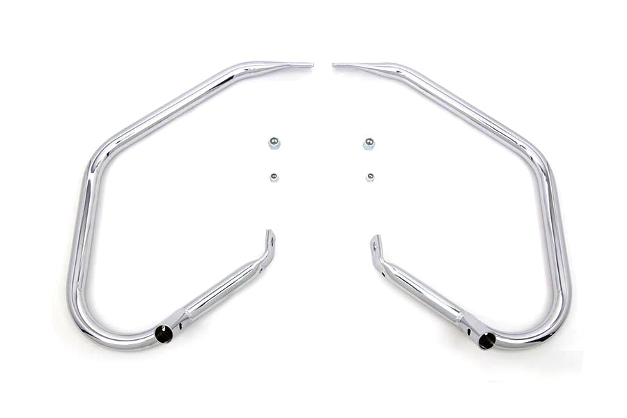 Chrome Profile Rear Frame Bar Set FLHR 1997/2008 FLTR 1997/2008