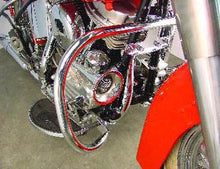 Load image into Gallery viewer, Chrome Front Engine Bar 1936 / 1940 EL 1941 / 1947 FL straight leg1954 / 1957 FL straight leg