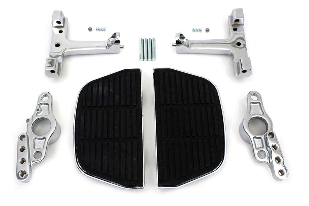 Passenger Footboard Set with Swingarm Mount Kit 2007 / 2008 FLT