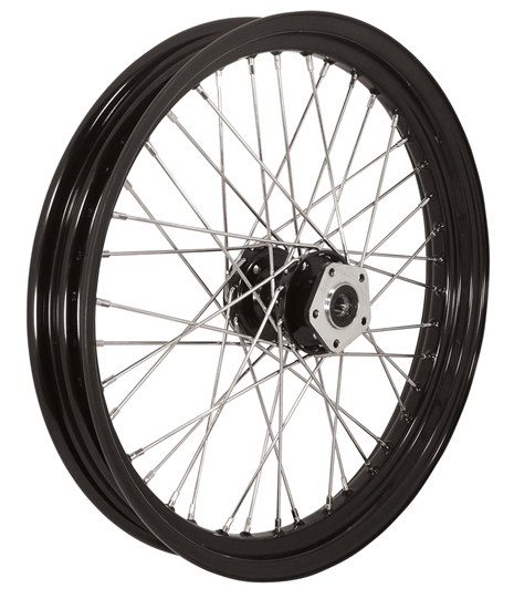 V-Factor 40 Spoke Wheel 16 X 3.00 FLT 00 / 01 Fxst 00 / 07 Rear Black Hub & Rim Tubeless Sealed