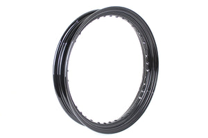 19" x 2.5 Drop Center Black Wheel Rim 0 /  Custom application for front fitment