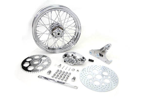 16" x 3.00 Rear Wheel Kit with Caliper Chrome 1973 / 1985 FX 1973 / 1985 FL