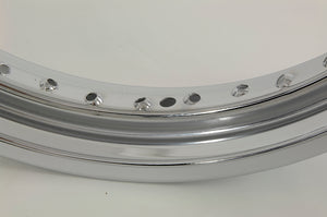 19" x 2.50 Rolled Edge Chrome Wheel Rim 0 /  All models for front application