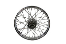 Load image into Gallery viewer, 18&quot; X 2.15 Front or Rear Spoke Wheel 1936 / 1940 EL 1941 / 1966 FL 1937 / 1948 UL 1936 / 1952 WL rear only