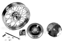 Load image into Gallery viewer, 16&quot; x 3.00 Wheel and Brake Drum Assembly Chrome 1954 / 1972 XL Rear