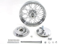 Load image into Gallery viewer, 16&quot; x 3.00 Wheel and Brake Drum Assembly Chrome 1975 / 1978 XL Rear