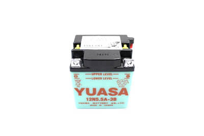 Yuasa Mini 12 Volt Battery 0 /  Custom application on Panhead engine