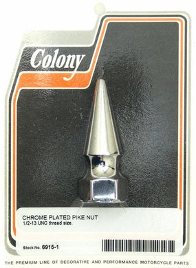 Hardware Pike Nut 1 / 2-13 Unc Chrome Plated Colony#6915-1