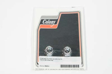 Acorn Nub 7 / 16-14 Threads Chrome Plated Use In Place Of Regular Nut Colony#6945-2
