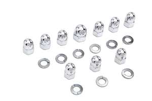 Chrome Transmission Side Cover Kit 1936 / 1940 EL 1937 / 1948 UL 1941 / 1984 FL 1971 / 1984 FX