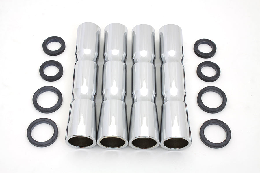 Chrome Lower Pushrod Cover Set 1948 / 1984 FL 1971 / 1984 FX